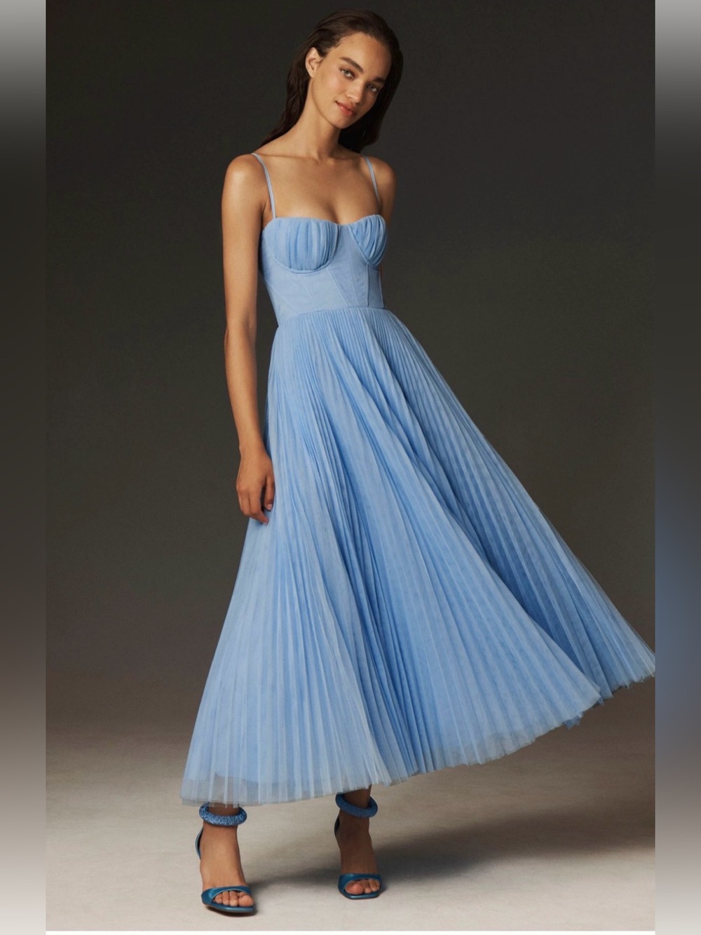 Anthropologie HUTCH Amara Corset Tulle Dress - size 6